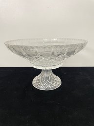 Vintage Pedestal Crystal Serving Bowl