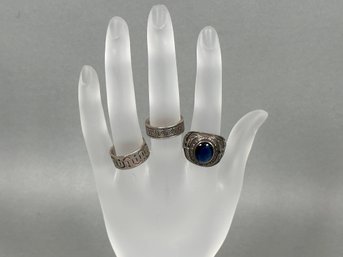 Sterling Silver Rings Including US Air Force