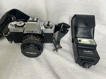 Minolta XG-1 With 50mm Lens & Auto 30FX Flash