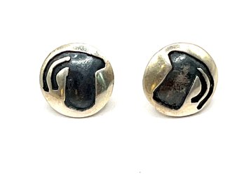 Vintage Native American Sterling Silver Earrings