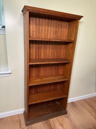 Vintage Wooden Five Shelf Book Shelf