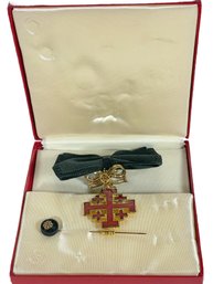 St. Patrick's Cathedral New York City Enameled Boxed Presentation Medal In Enamel