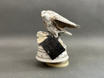 Vintage Musical Ceramic American Eagle, New/Old Stock With Tag
