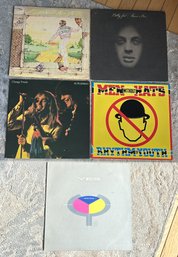 Great Record Album Lot Of 5- Billy Joel, Elton John, Cheap Trick, Men Without Hats And Yes