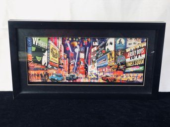 New York City Times Square Theater 3D Artwork