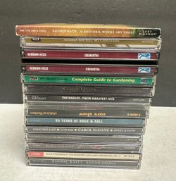 Lot Of 15 CDs - Bonnie Raitt, Columbia, Christmas Memories, Trans Siberian Orchestra, Concord Jazz. BS/E4