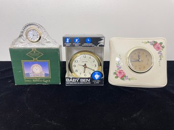 Set Of Three Clocks