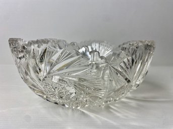 Vintage Cut Glass Bowl