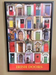 'Irish Doors' Print In Frame