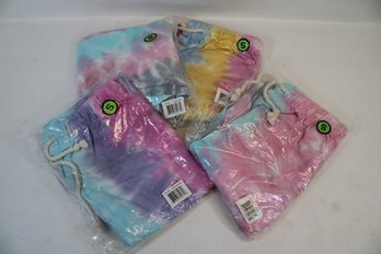 Lot Of Four Tye Dye Sweatpants Size Small - New In Package