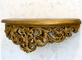 A Vintage Cast Wall Shelf