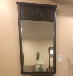 Mirror In A Beautiful Brownish Gold Colored Frame ,great Shape