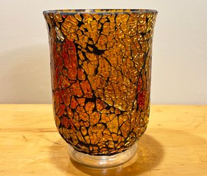 A Craquelure Glass Vase