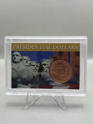 Beautiful 2008-D Presidential Dollar Martin Van Buren In Plastic Case