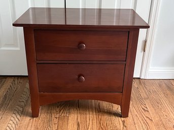 Kincaid Two Drawer Mission Style Side Table