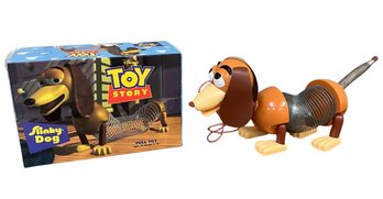 Pixar Toy Story Slinky Dog Pull Toy With Box