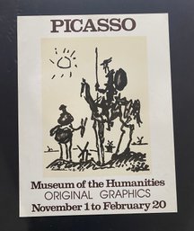 Picasso Vintage Lithograph Museum Of The Humanities