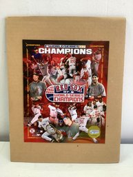 World Series Champions Red Sox Poster