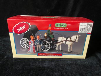 LEMAX Holiday Collection Carriage Set Collectible