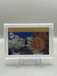 Beautiful 2009-D Presidential Dollar William Henry Harrison In Plastic Case