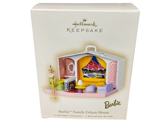 Hallmark Keepsake Barbie Family Deluxe House Christmas Ornament