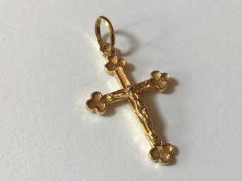 14k Gold Cross Pendant