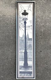 A Large Vintage Photographic Print - Parisian Street Lamp