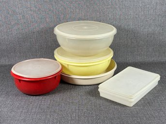 An Assortment Of Vintage Tupperware