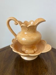 Vintage Bowl And Pitcher Set