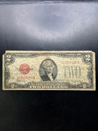1928-D Red Seal $2 Bill