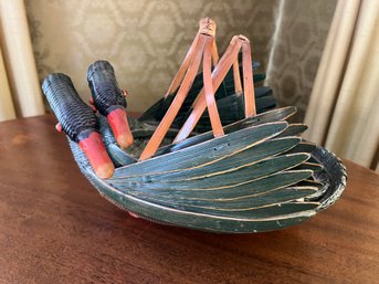 Pair Of Zhejiang Style Nesting Goose Baskets