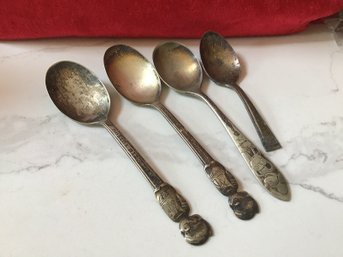 Mixed Spoon Lot Of 4