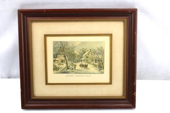 American Homestead Winter Print