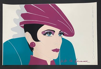 B.B. La Femme Vintage 1982 Silkscreen
