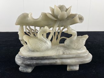 Vintage Carved Chinese Soapstone Figurine