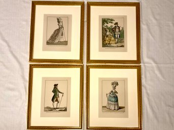 Mens And Womens French 19th Century Fashion Engravings (4)