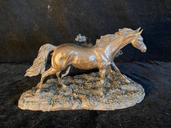 Lanford Monroe 'Foaling Time' Cold Statue