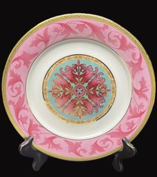 Charter Club Grand Buffet Gold 9' Pink Floral Plate