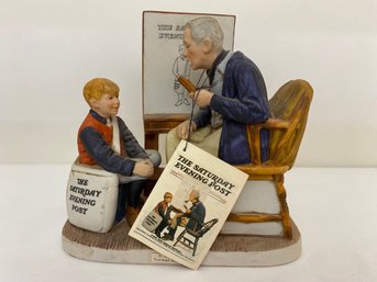 Saturday Evening Post Norman Rockwell Figure