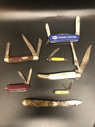 7 Vintage Pocketknives