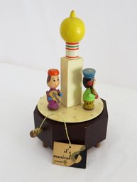 A Vintage Wooden Music Box  - Musicians - Working