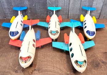 Lot Of 5 Fisher Price Planes