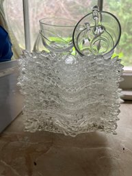 Vintage Cut Glass Salad Plates (15)