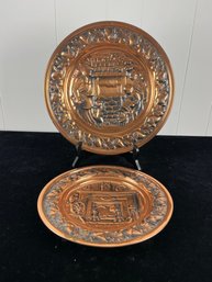 Coppercraft Guild Hanging Wall Decor Plate Set