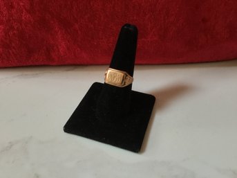 10k Gold Monogram Ring Size 9