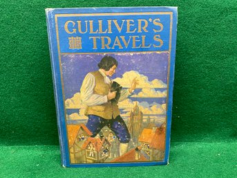 Vintage 1912 Gulliver's Travels. By Jonathan Swift. 334 Page Illustrated Hard Cover Book In Dust Jacket.