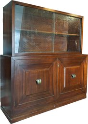 A Mid Century Modern China Cabinet, C. 1940's