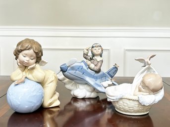 Nao And Lladro Porcelain Figurines