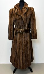 A Full Length Ladies Mink Coat