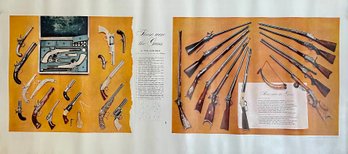 3 Foot Long Antique Gun Poster 'Those Were The Guns'